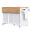 120 cm W Kitchen Island with Top