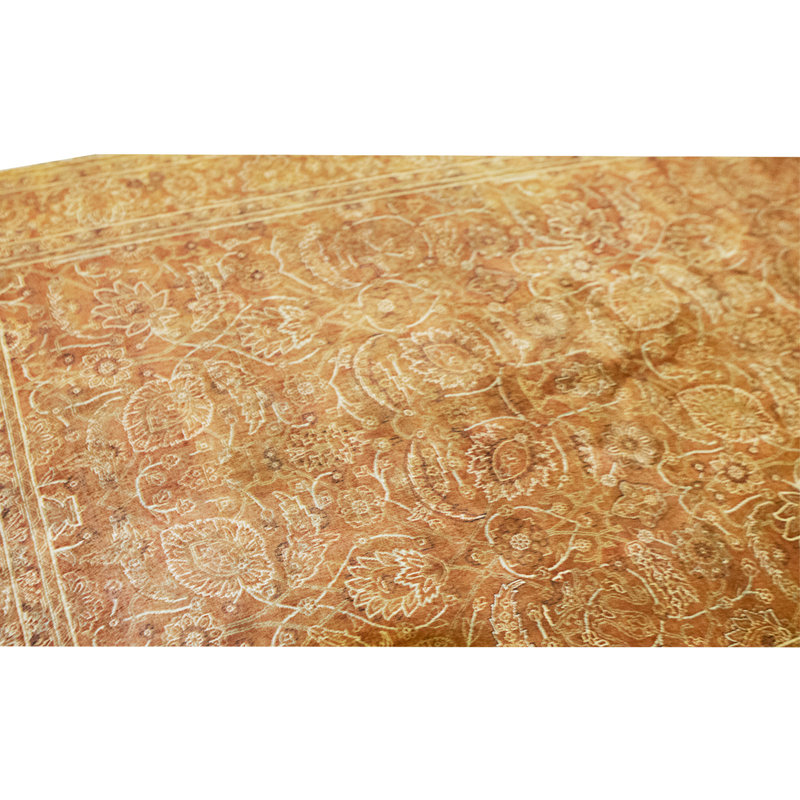 Tapis rouille de haute qualité noué à la main