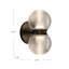 Peri Aluminum LED Wall Light-1325787200