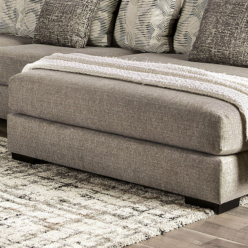 Canapé modulaire en chenille de 145 po Adriah