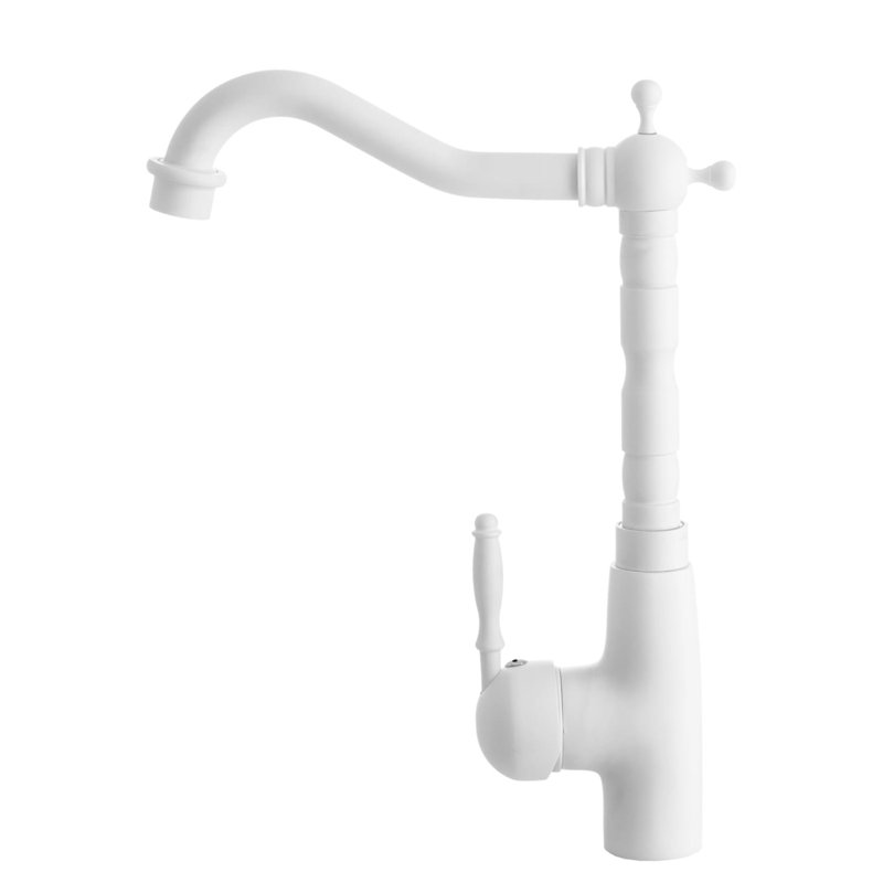 ClassicLiving Ekanta Kitchen Faucet, White