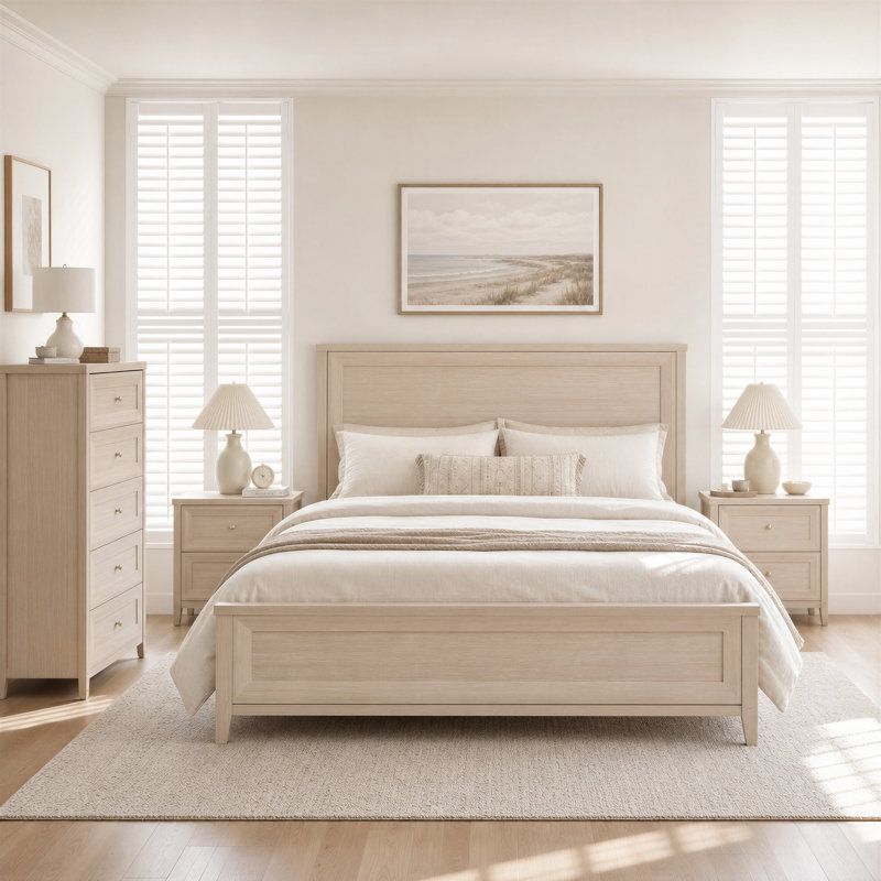 76.2cm W 5 - Drawer Chest of Drawers, Ivory White