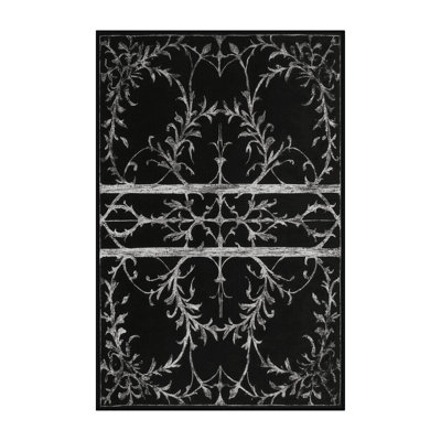 Obsidian Bloom Rug