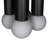 Amadeus 12 - Light Steel Sputnik Modern Linear Chandelier