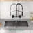 2 Handle Wall Mount Kitchen Faucet-118618160
