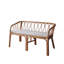 Banc de canapé en rotin rétro