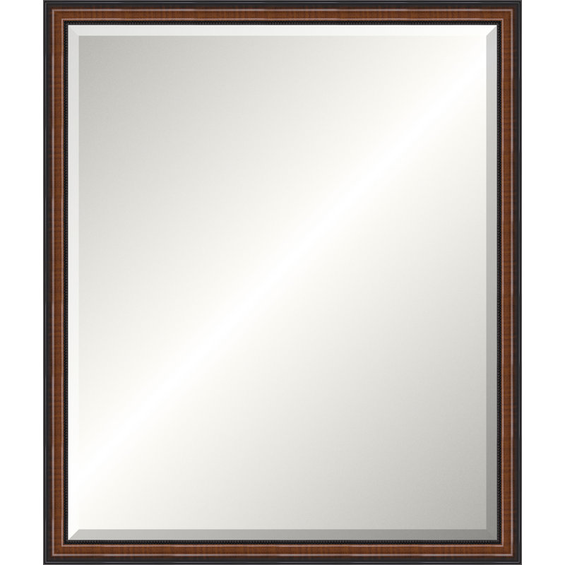 Walnut Legacy Mirror, Wide Vanity