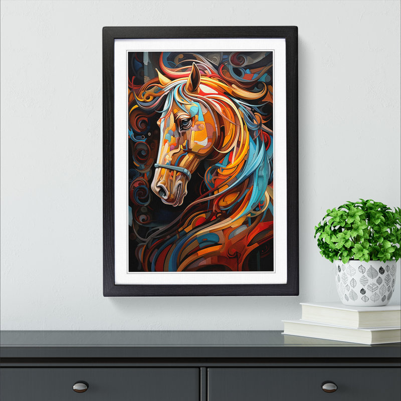 Horse Orphism No.2 - Framed Print