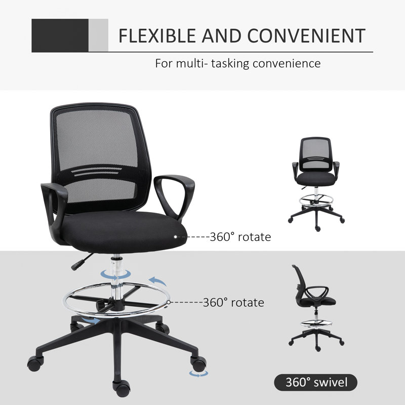 Longlier Drafting Chair