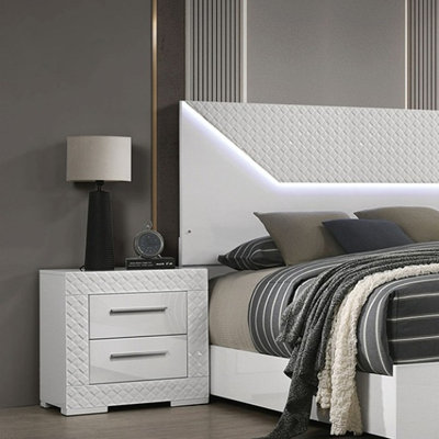 Magnifique table de chevet chromée 1Pc