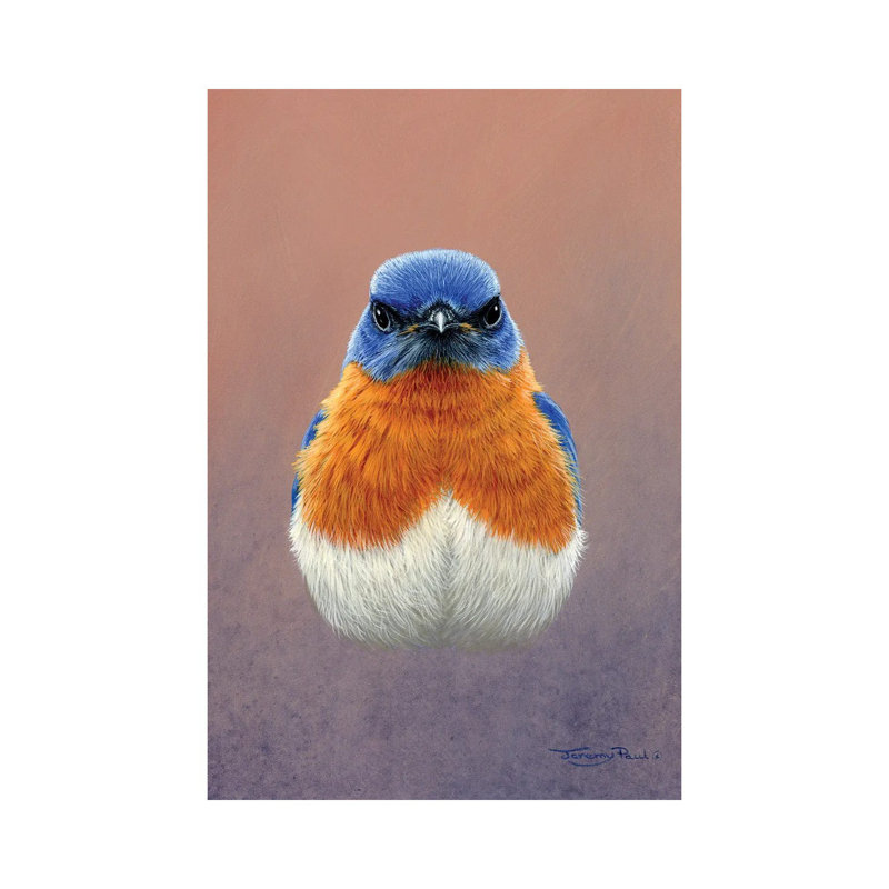 Bluebird par Jeremy Paul - Estampe numérique sur toile tendue avec châssis, H 40 po x l 26 po x P 1,5 po