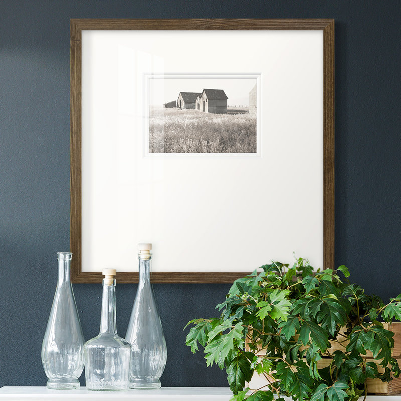 Neutre grange - impression d'un seul cadre photo, H 17 po x l 17 po x P 1,25 po