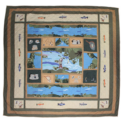 Rustic Cotton Patchwork Quilt
