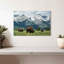 Grand Teton American Buffalo Herd sur toile-445041066