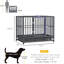 Chenil en métal robuste avec cage verrouillable