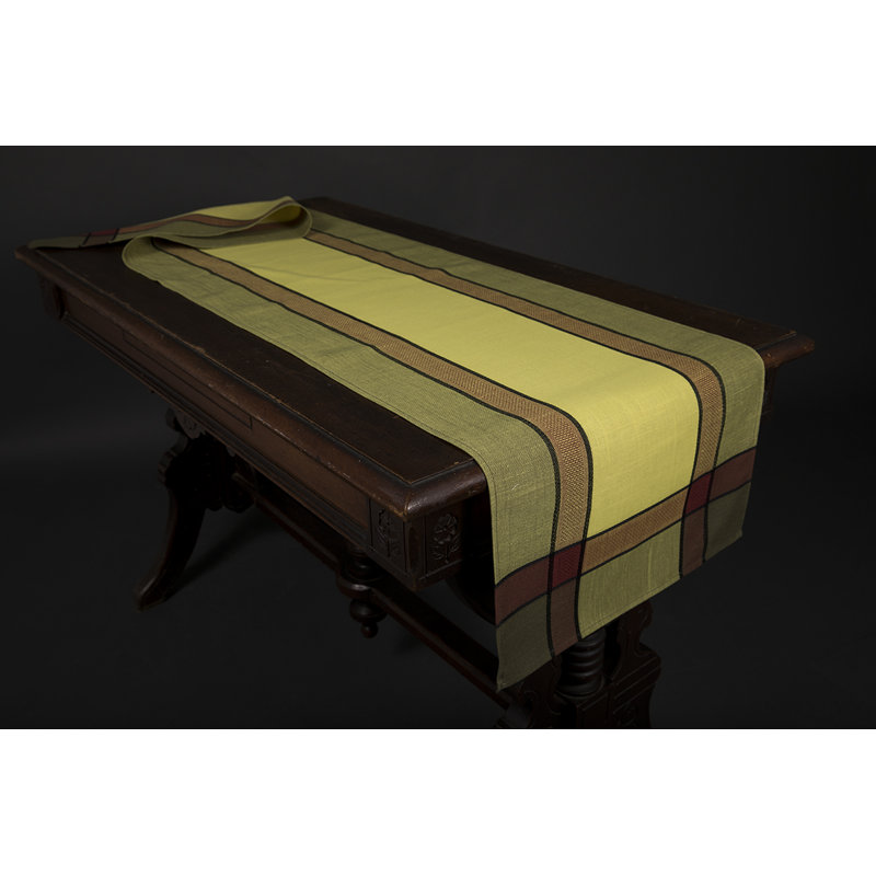 Sheilah Table Runner, 36" L x 15" W, Celery