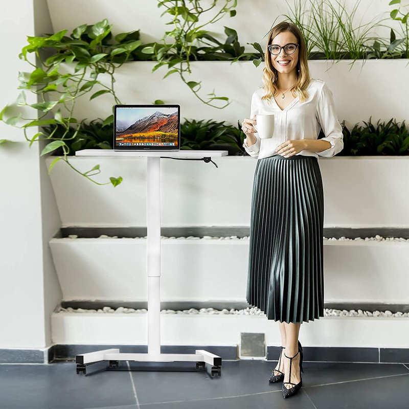 Bureau debout l 28 po Taelar, Blanc