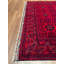 Tapis en laine et coton rouge noué à la main Original