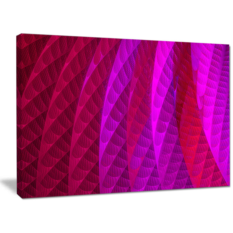 « layered rose psychédélique design », impression sur toile, H 30 po x l 40 po x P 1 po