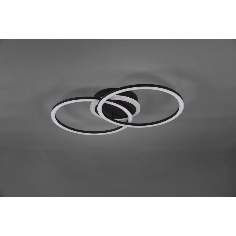 Novi LED Flush Mount, Black
