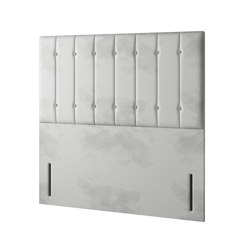 New Fairfield Divan Bed Base, Super King (6'), Silver, No Drawers