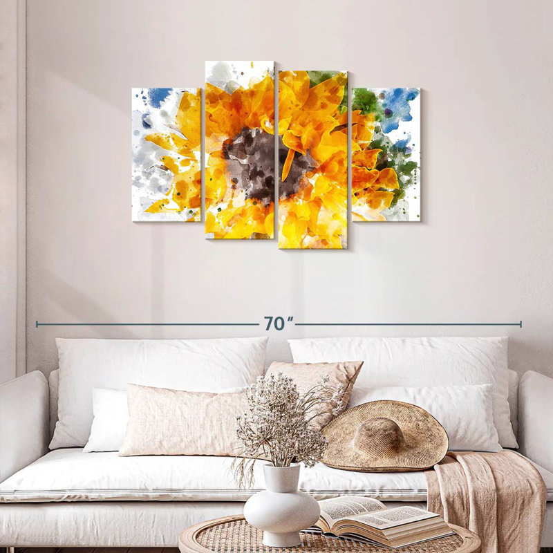 Harnek Sun Floral, 27" H x 43" W