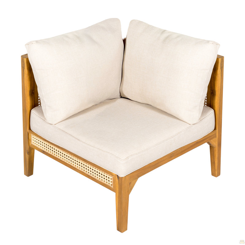 Chaise d'angle d'extérieur