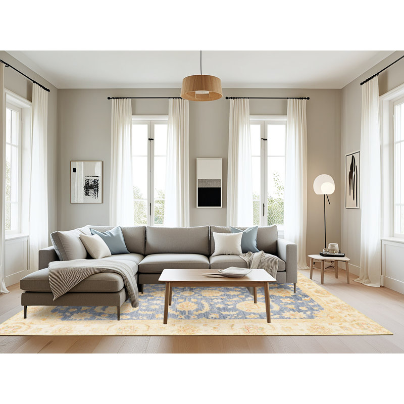 Tapis abstrait moderne 3435, Rectangle 8 pi x 10 pi