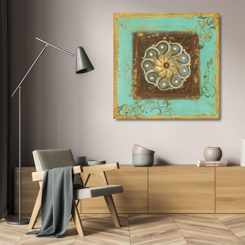 Médaillon exotique I, H 20 po x l 20 po