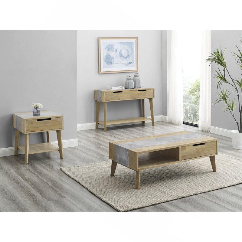 Table d'appoint Inlay - brun