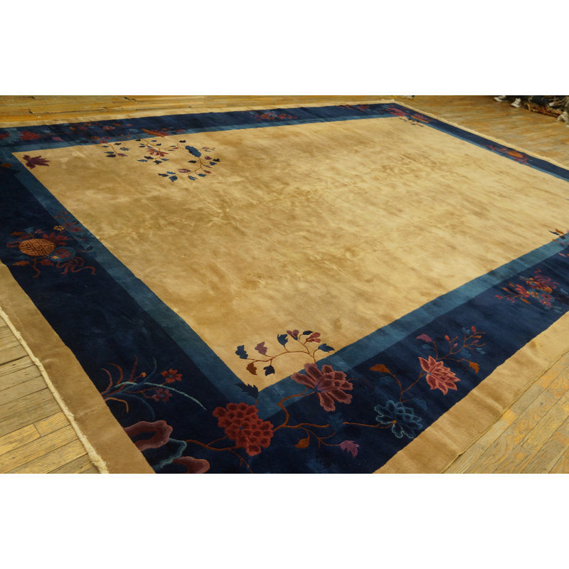 Handmade Wool Floral Area Rug