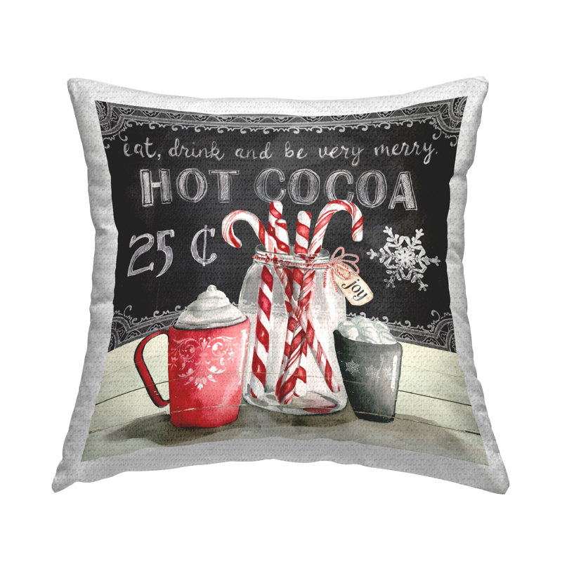 Housse et insert de coussin décoratif carré en polyester pour l'intérieur / extérieur par Carol Robinson