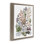 Cadre flottant Jungle Wildlife Giraffe, design par Cecilia Battaini