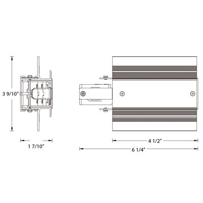 Recessed Live End Connector