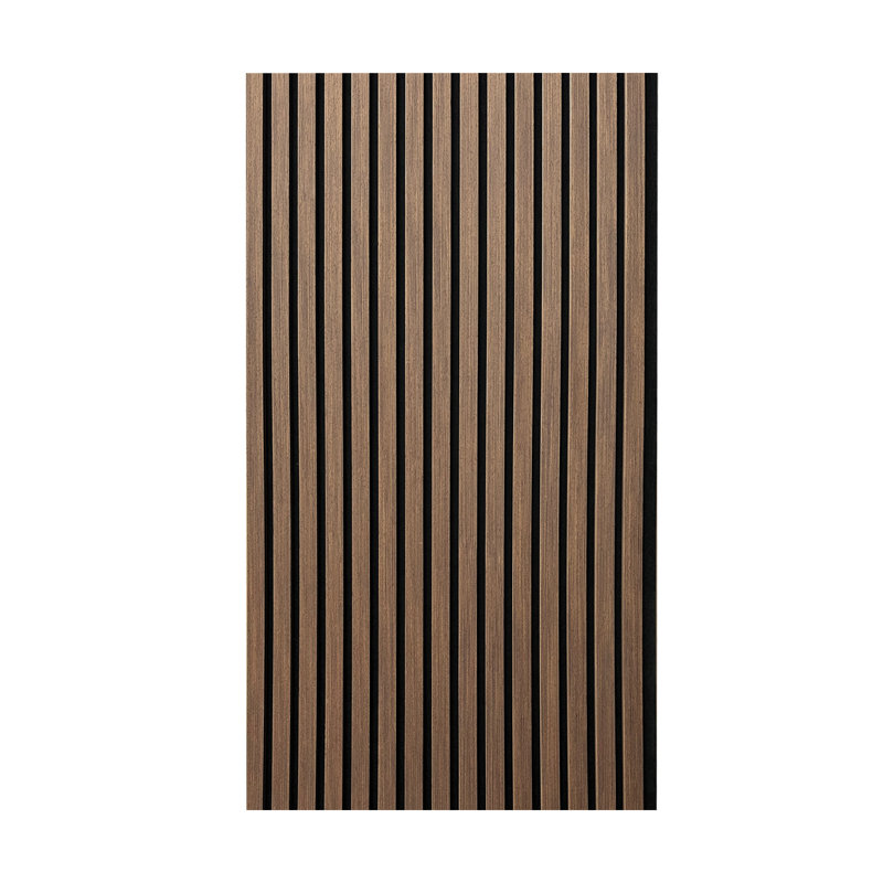 94" L x 24" W Acoustic Wood Wall Paneling, Decorative Soundproof Panels for Walls and Ceilings, 3D Slat Wood Wall Panels