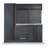 Beta C45PRO BX Garage Tool Storage Cabinet System, Stainless Steel Coated Worktop 77.17" L x 19.49" D x 78.7" H