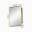 Armoire à pharmacie 24 po à fixation murale ou encastrée en métal avec miroir-689169006-689169005