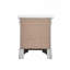 Table de chevet blanc perle