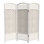 47.25" x 48" Fiber Weave 3 Panel Room Divider