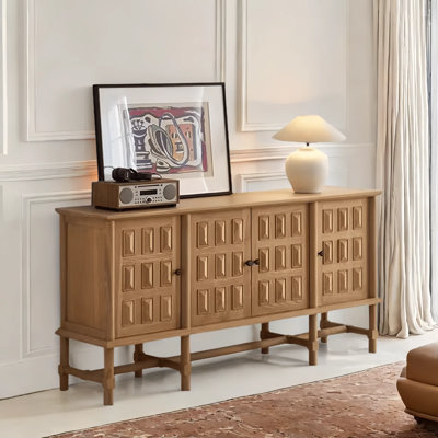 French Vintage Solid Wood Multi-Function Sideboard by Orxva Galaxy