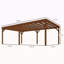 Pergola en bois pour jardin-126319205