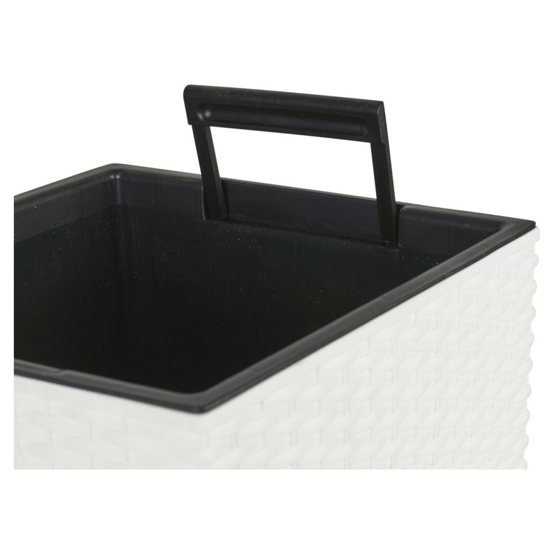Kylie Pot Planter, White, 38cm H x 20cm W