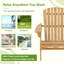 Chung Foldable Outdoor Adirondack Chair