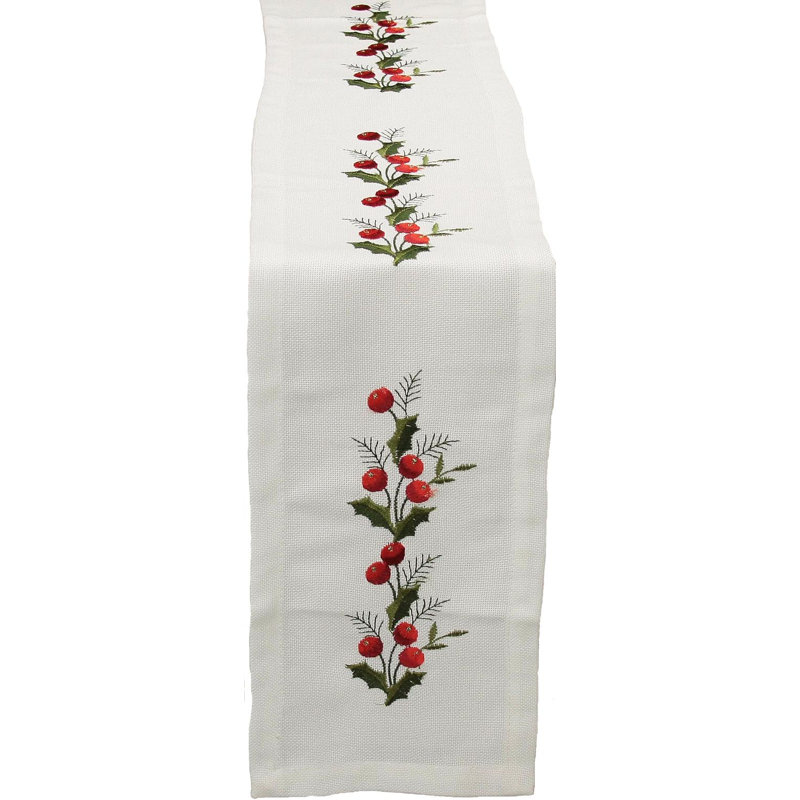 Chemin de table Holly Berry