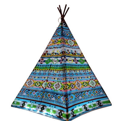 Tente de jeu triangulaire pour 5 personnes