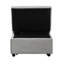 Canapé-lit gris convertible pliant avec repose-pieds, fauteuil-lit multifonctionnel pour petits espaces