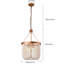 Lustre de fantaisie à 4 lumières à intensité variable