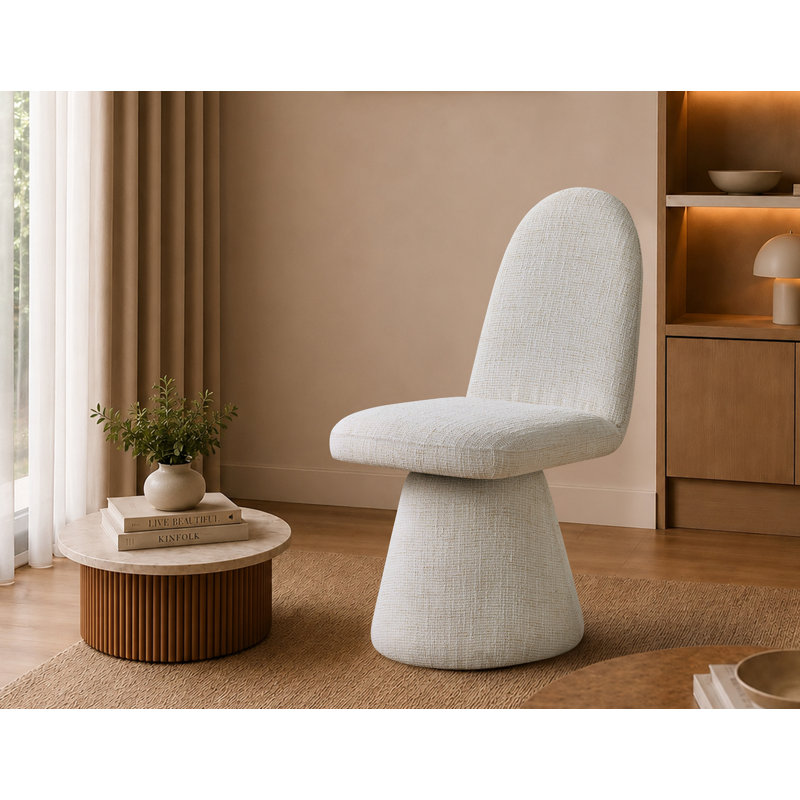 Chaises d'appoint 2 pièces Meine, Oatmeal