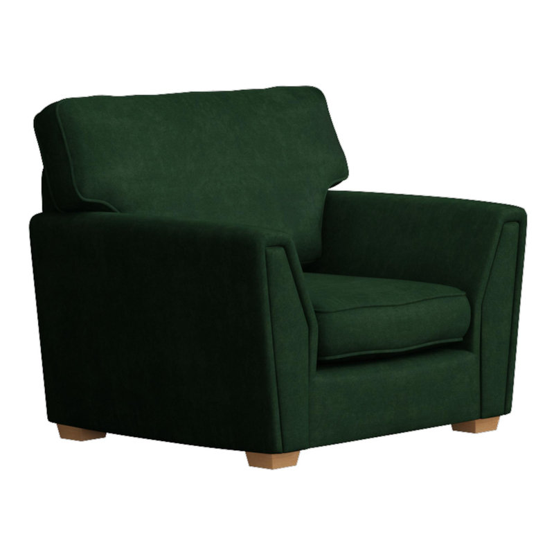 Upholstered Armchair, Nutmeg