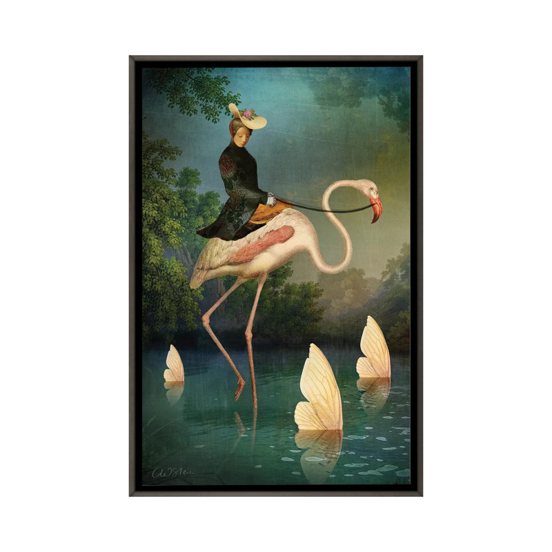 Le Passage, Catrin Welz-Stein par Catrin Welz-Stein - impression d'art graphique, H 40 po x l 26 po, Toile encadrée